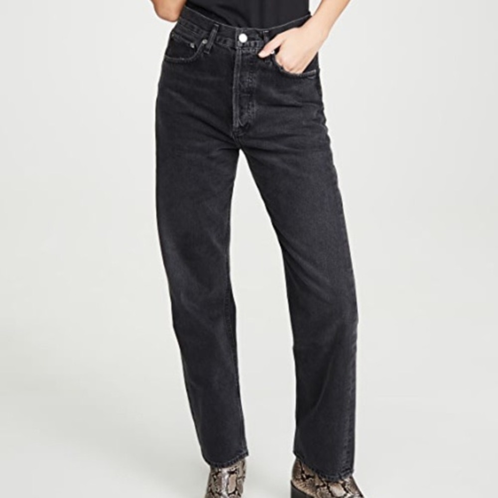 AGOLDE 90's Mid Rise Loose in Phantogram